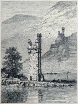 La tour des Souris et le château d'Ehrensfels