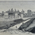 Pont de bateaux à Asnières