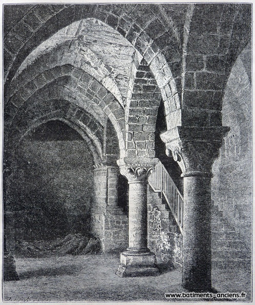 Salle inférieure du Mont-Saint-Michel