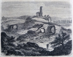 Ruines du château de Montaigu à Mercurey