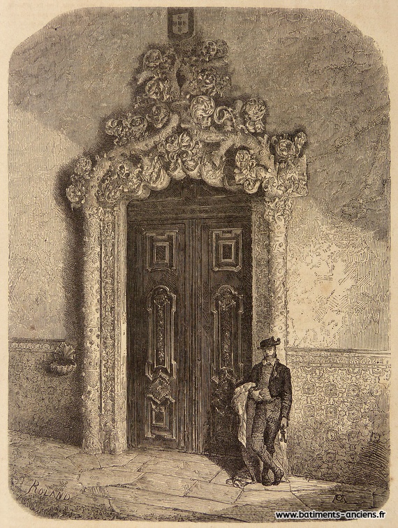 Porte de la sacristie du couvent d'Alcobaça